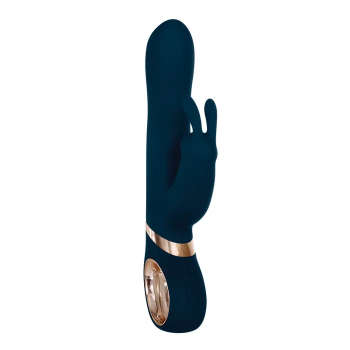 Adam & Eve Female Sex Toys | Adam & Eve Twirling Rabbit Vibrator - Blue 22.9 cm USB Rechargeable Rabbit Vibrator