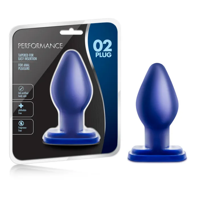 Anal Blush Novelties Performance 02 Plug Indigo