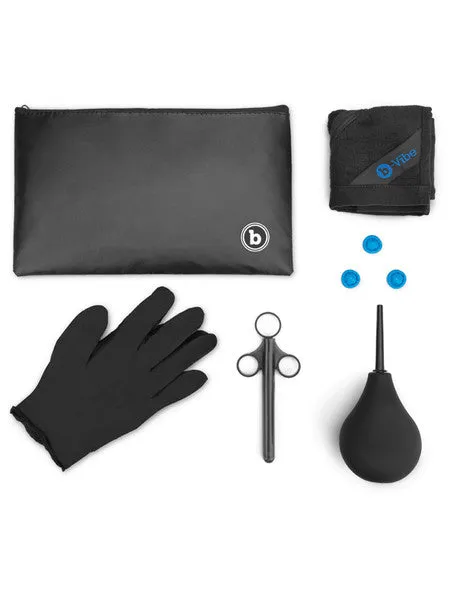 ANAL MASSAGER AND EDUCATION 10 PIECE SET USB RECHARABLE BLUE | B-Vibe Anal