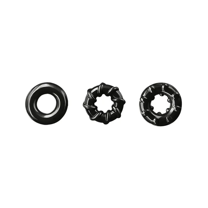 Anal nsnovelties Renegade Dyno Rings Black