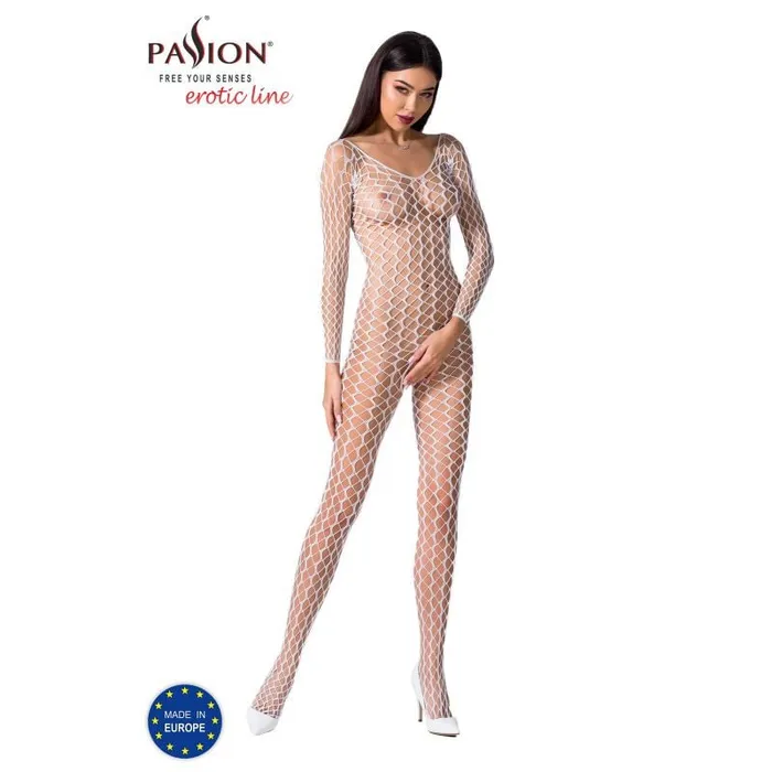 Bodystockings & Playsuits | Passion Lingerie Bodystocking BS068 White Bodystockings & Playsuits | Passion Lingerie Bodystocking BS068 White