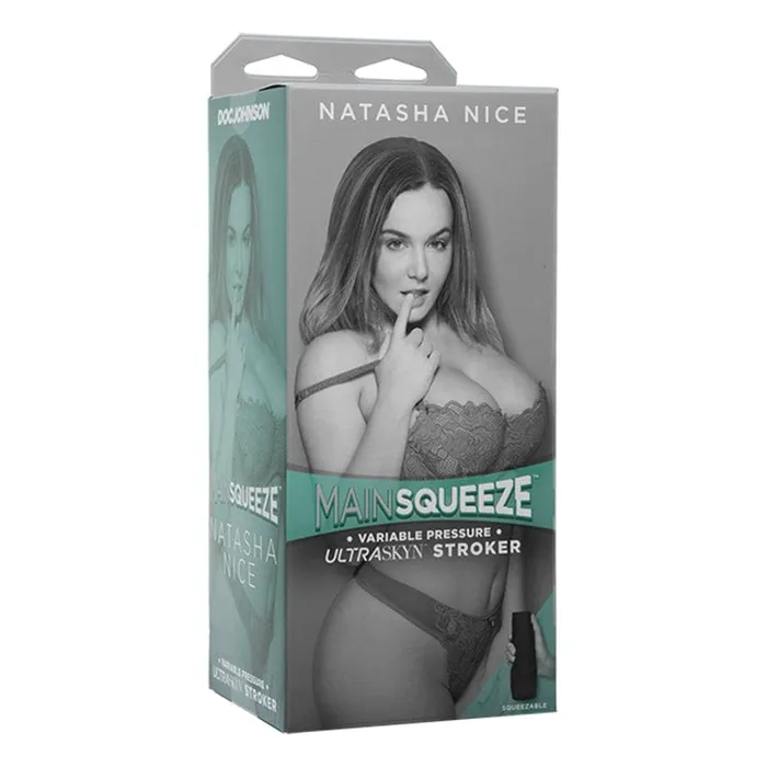 Doc Johnson Male Sex Toys Natasha Nice Main Squeeze Stroker Realistic ULTRASKYN Pleasure