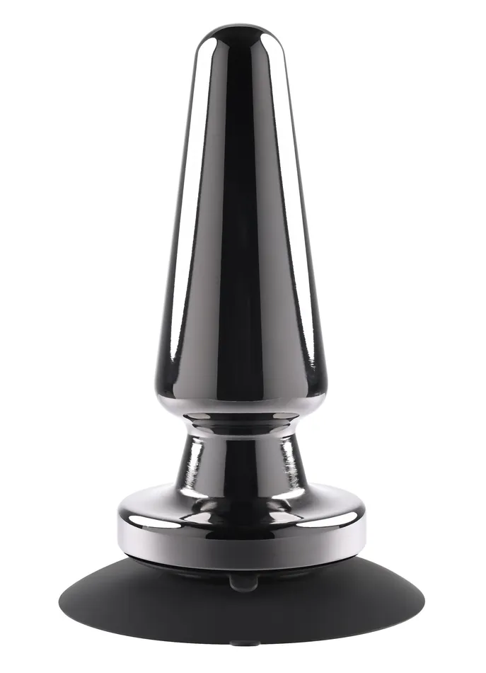 Evolved Novelties Anal Advanced Metal Plug Black Chrome