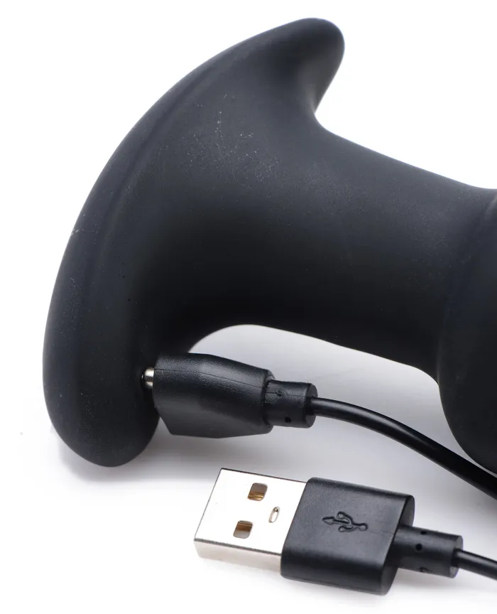 Gyro-R 10X Smooth Rimming Plug with Remote Control | Rimmers Male Sex Toys