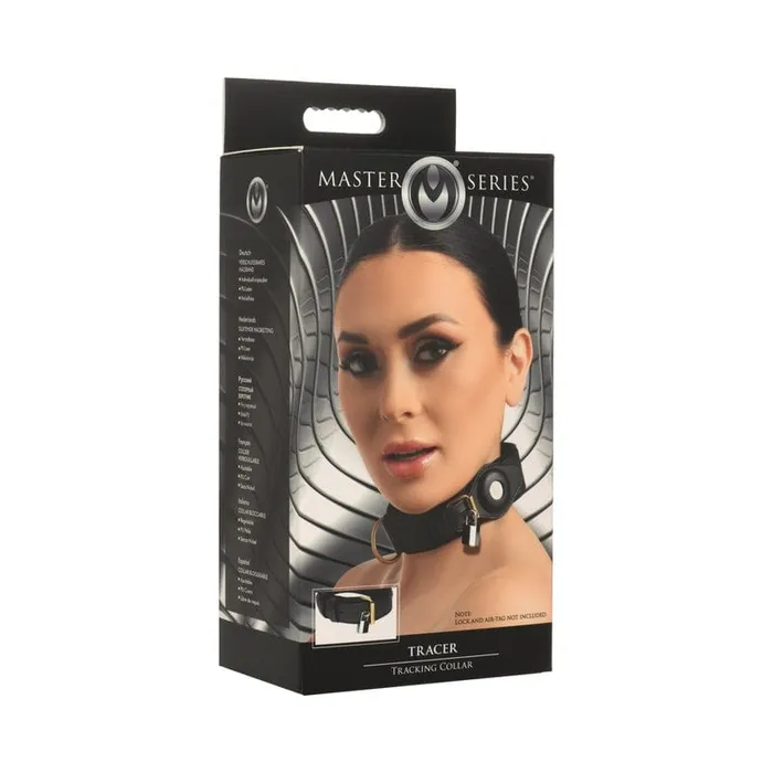 Masters Series Male Sex Toys Master Series Tracer Tracking Collar Track and Adorn Your Submissive