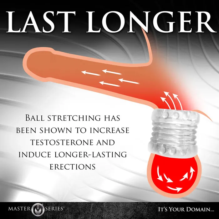 MS Ball Stack Clear | Master Series Male Sex Toys