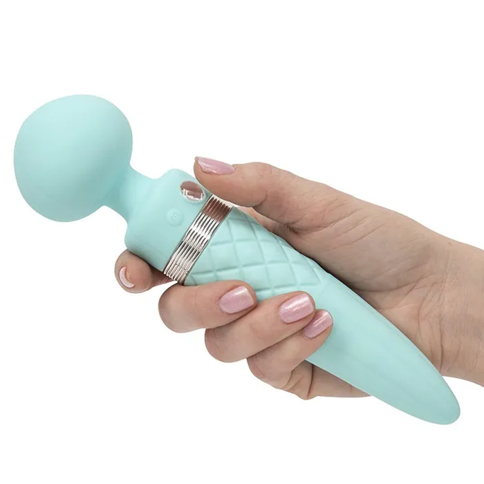 Pillow Talk Sultry Dual Ended Vibrator Warming Massager Wand Clitoral Stimulator | Pillow Talk Female Sex Toys