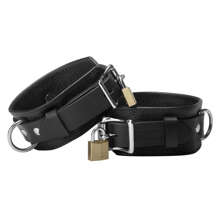 Restraints Kink Shoppe Leather Wrist Cuffs