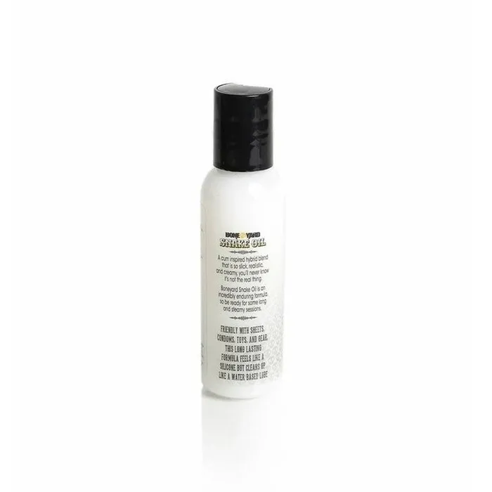 Sexual Health & Wellbeing | Boneyard Snake Oil Cum Lube - Hybrid Cum Lubricant - 60 ml Bottle - C1 Releasing Sexual Health & Wellbeing | Boneyard Snake Oil Cum Lube - Hybrid Cum Lubricant - 60 ml Bottle - C1 Releasing