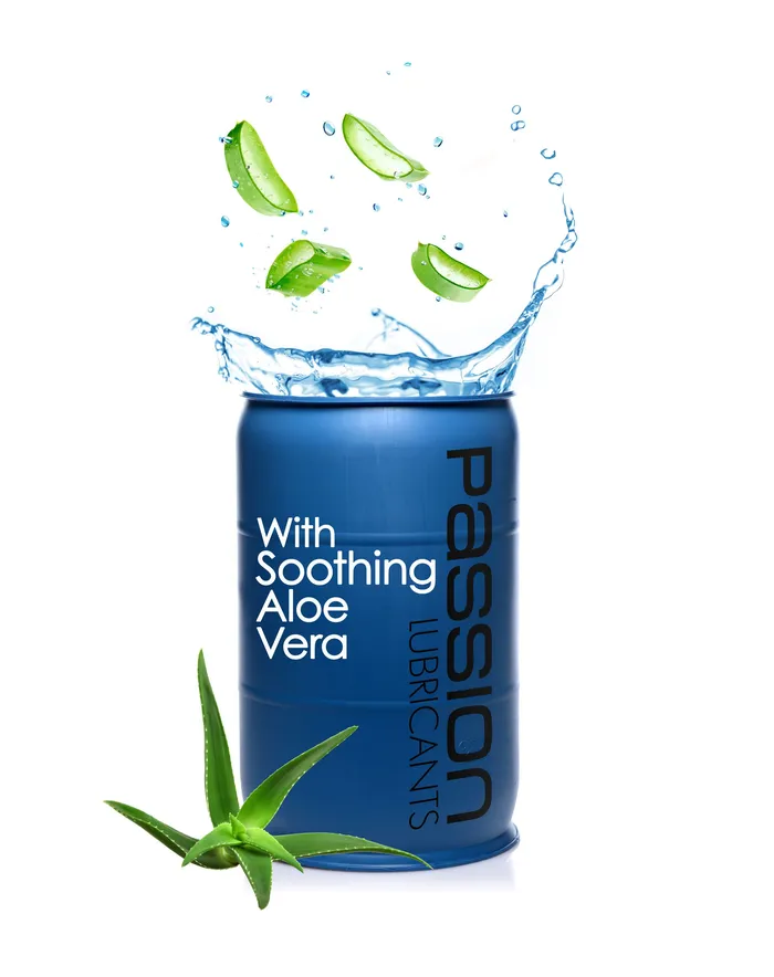 Sexual Health Wellbeing Passion Lubricants Natural WaterBased Lubricant with Aloe Vera 55 Gallon Drum