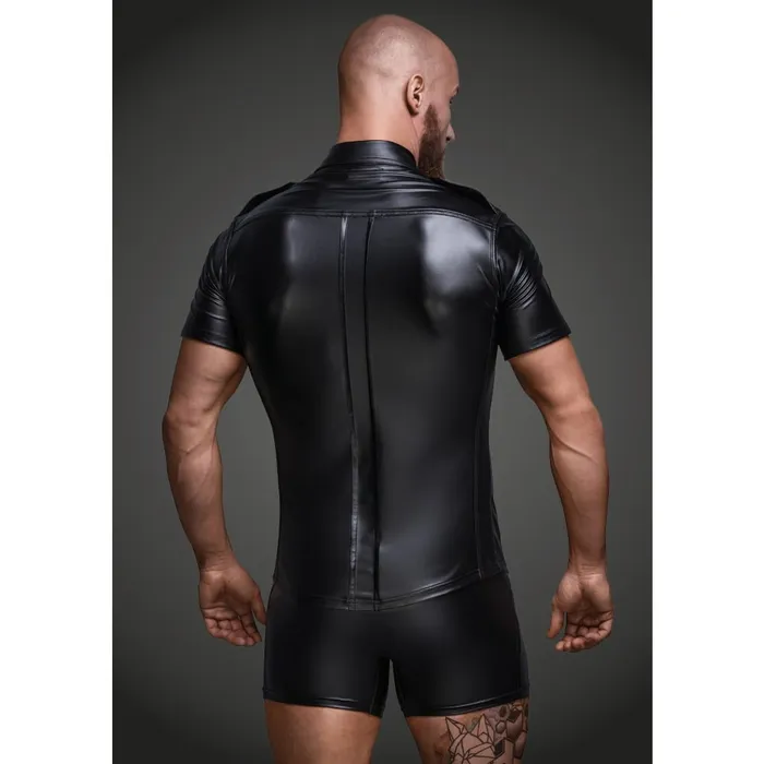 Sexy And Elegant Shirt With Front Pockets Noir Male Sex Toys