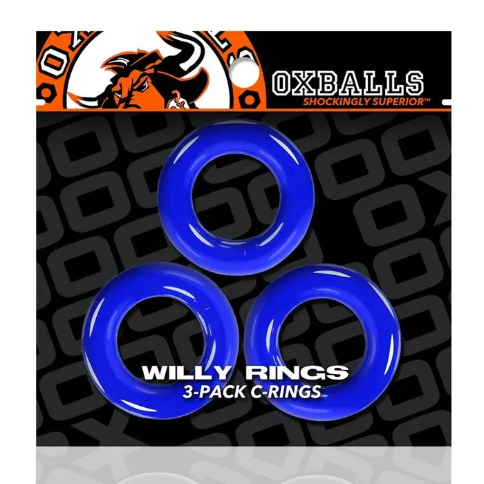 Vibrators | OxBalls Willy Rings Police Blue