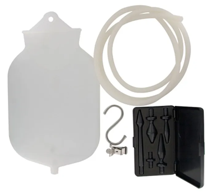 XR Brands Clean Stream Anal Cleanstream Premium Silicone Enema Set