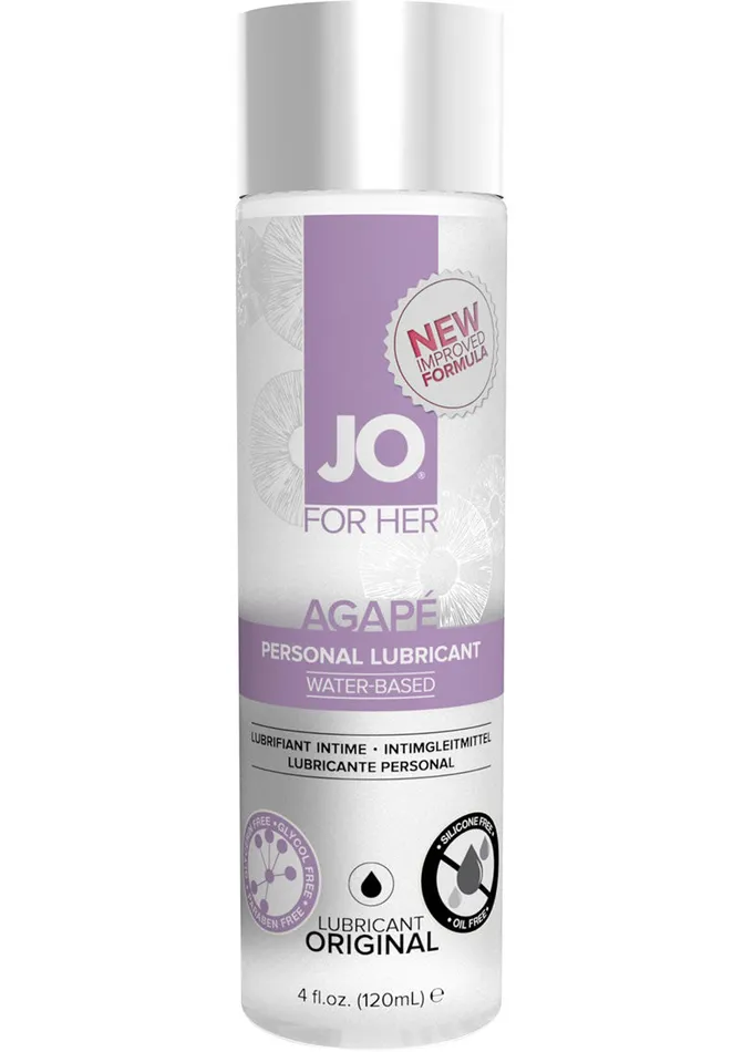 4Oz Agape Lubricant Original System Jo Sexual Health Wellbeing
