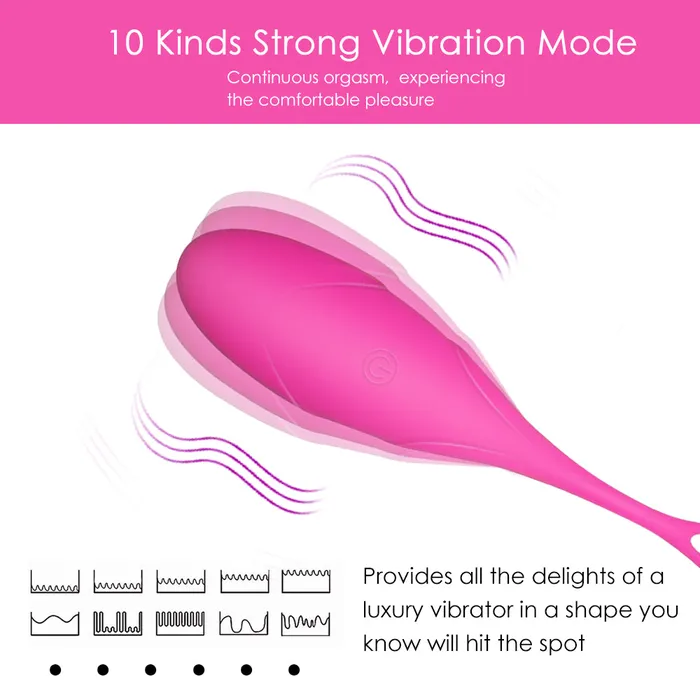 Blissful Delirium Female Sex Toys | Sexual Wellness - Rechargeable Wireless Remote Control Vibrating Silicone Bullet | Egg Vibrator | Massage Ball