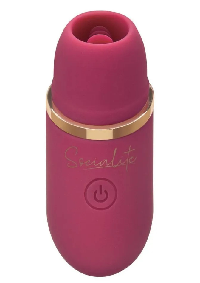 Bodywand Socialite Liv Mini Tongue Rechargeable Silicone Pocket Licker | Bodywand Female Sex Toys