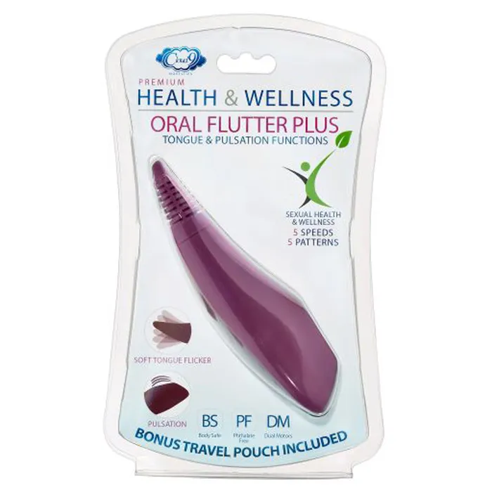 Cloud 9 Novelties Vibrators | Health and Wellness Oral Flutter Plus