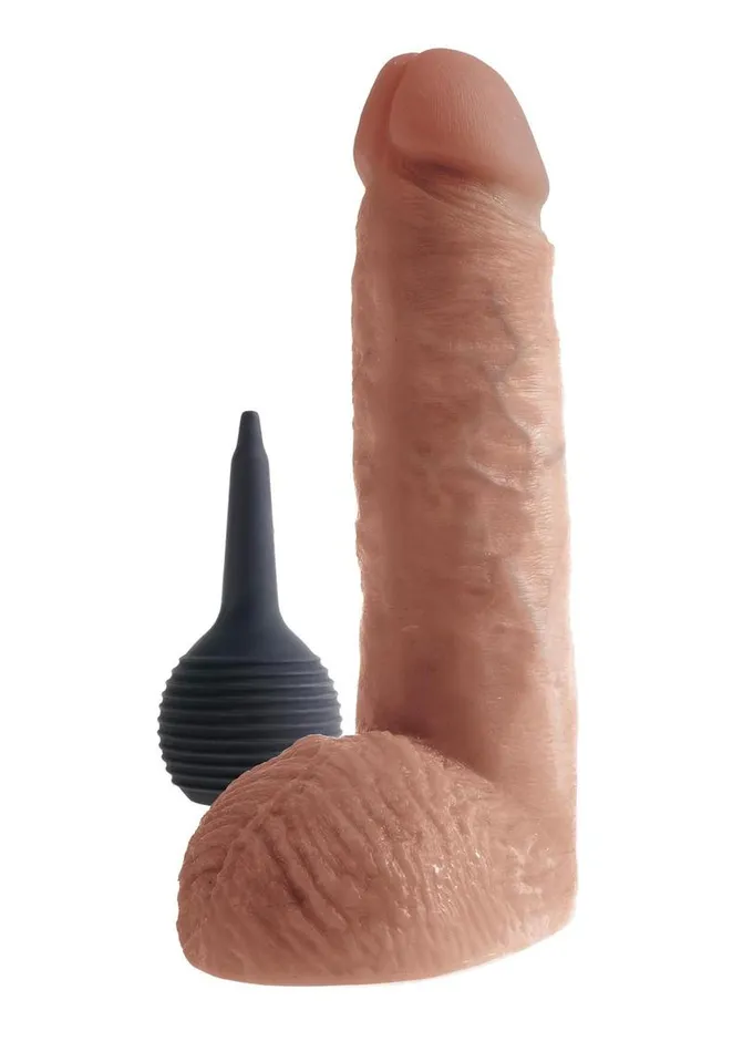 Dildos | King Cock King Cock Squirting Dildo with Balls