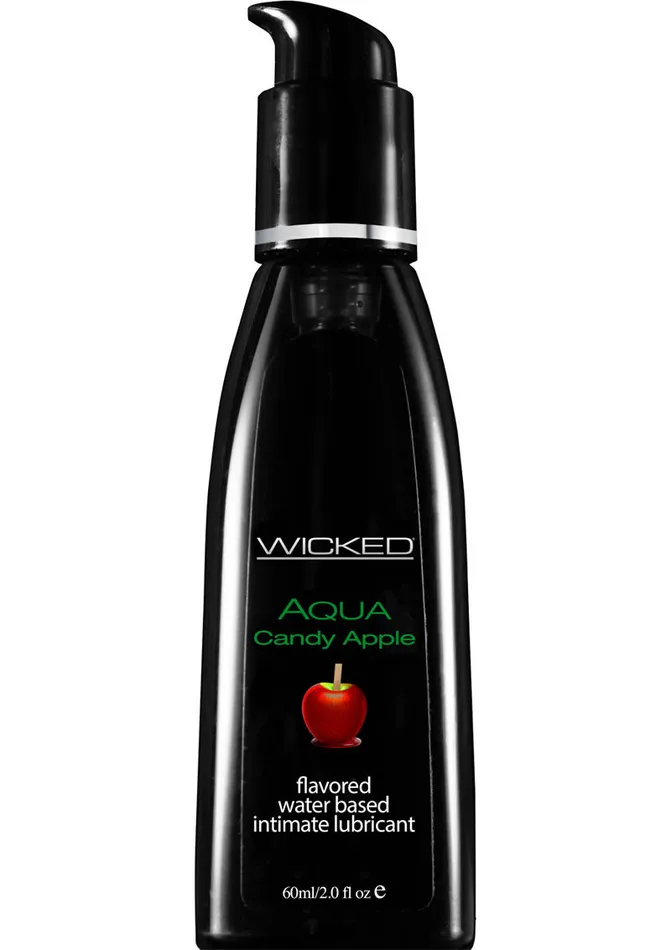 Dildos | Wicked Sensual Care Wicked Aqua Candy Apple Lube 2Oz