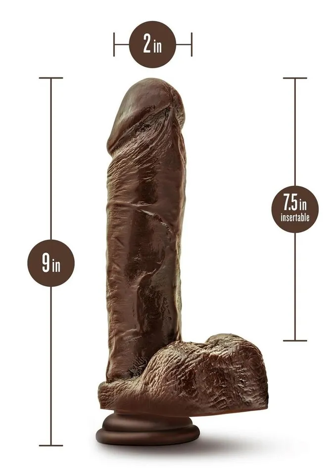 Dr. Skin Plus Thick Posable Dildo with Balls | Dr. Skin Female Sex Toys