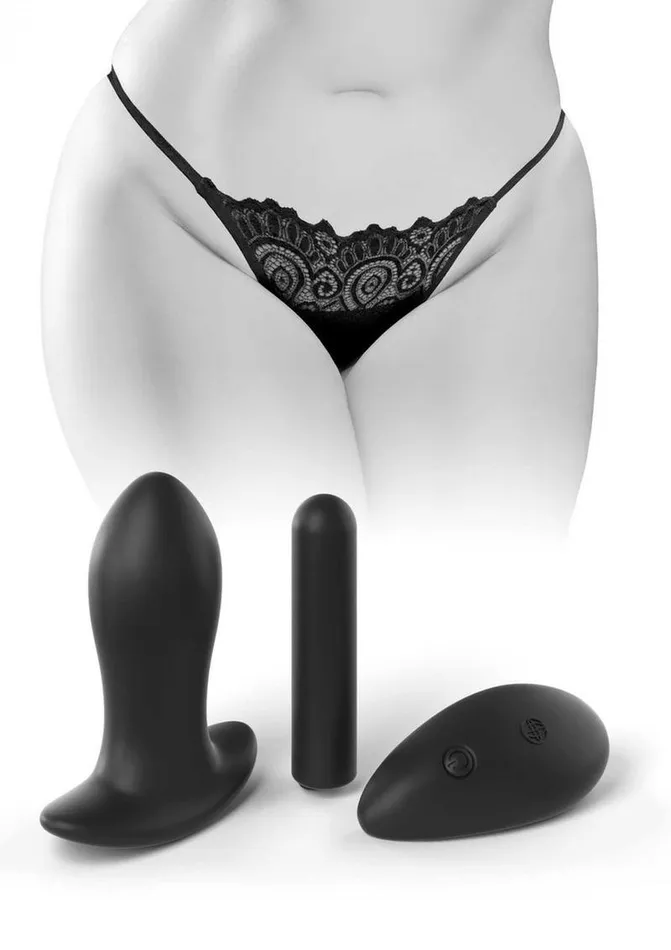 Female Sex Toys | Hook Up Panties Hookup Panties Silicone Rechargeable Lace Peek-A-Boo Panty Vibe with Remote Control