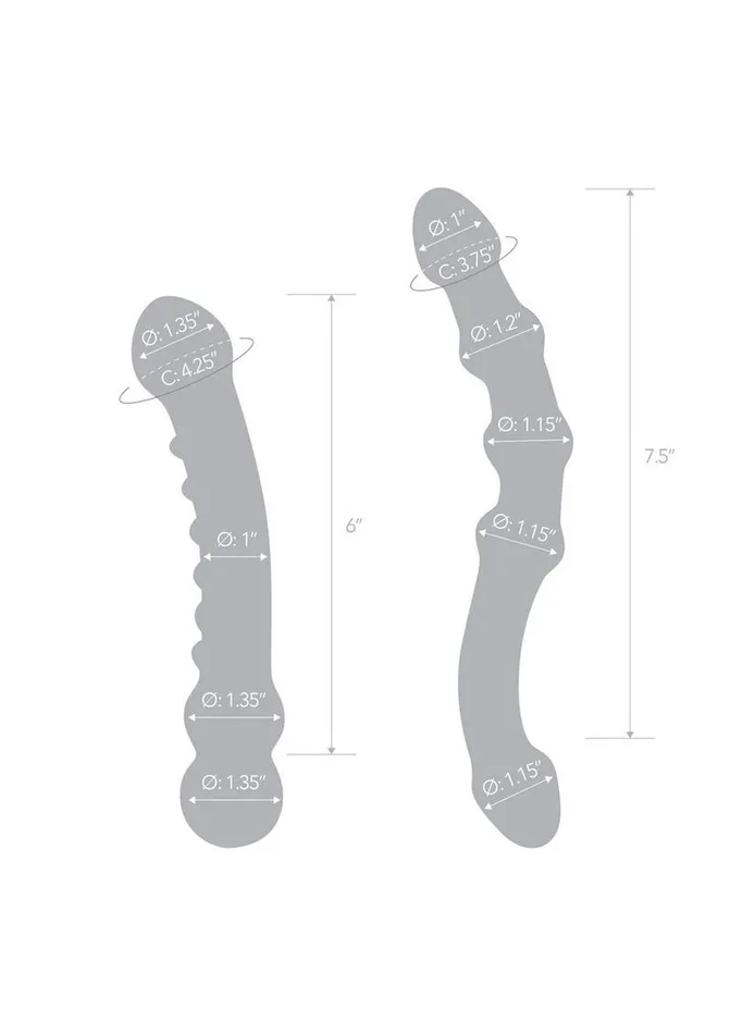 Glas Dildos | Glas Double Pleasure Glass Dildo