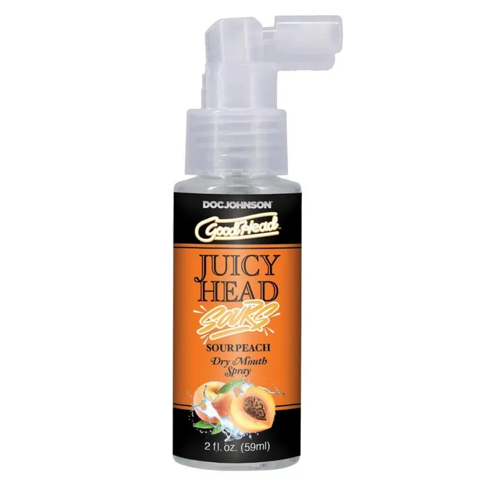 GoodHead Juicy Dry Mouth Sour Peach 59ML Doc Johnson Vibrators