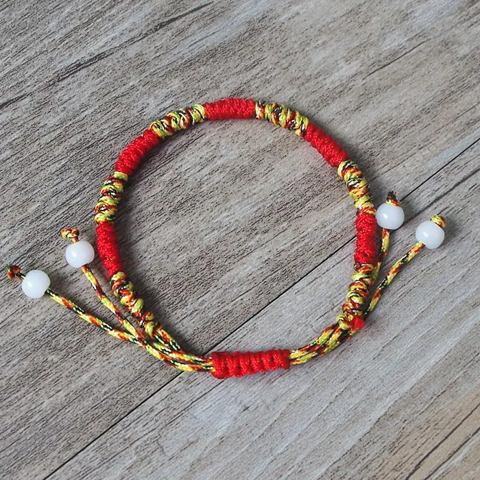 Handmade Tibetan Buddhist Lucky Knots Rope Bracelet INTRENDZSTORE Vibrators Handmade Tibetan Buddhist Lucky Knots Rope Bracelet INTRENDZSTORE Vibrators
