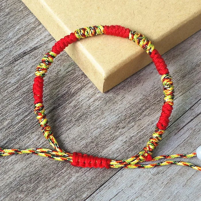 Handmade Tibetan Buddhist Lucky Knots Rope Bracelet | INTRENDZSTORE Vibrators Handmade Tibetan Buddhist Lucky Knots Rope Bracelet | INTRENDZSTORE Vibrators