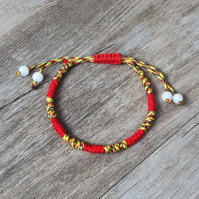 Handmade Tibetan Buddhist Lucky Knots Rope Bracelet | INTRENDZSTORE Vibrators Handmade Tibetan Buddhist Lucky Knots Rope Bracelet | INTRENDZSTORE Vibrators