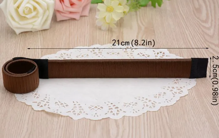 INTRENDZSTORE Vibrators | Women's Hair Bun Maker French Twist Hair Fold Wrap Snap