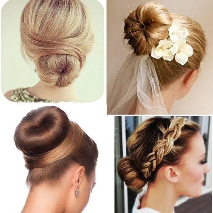 INTRENDZSTORE Vibrators | Women's Hair Bun Maker French Twist Hair Fold Wrap Snap