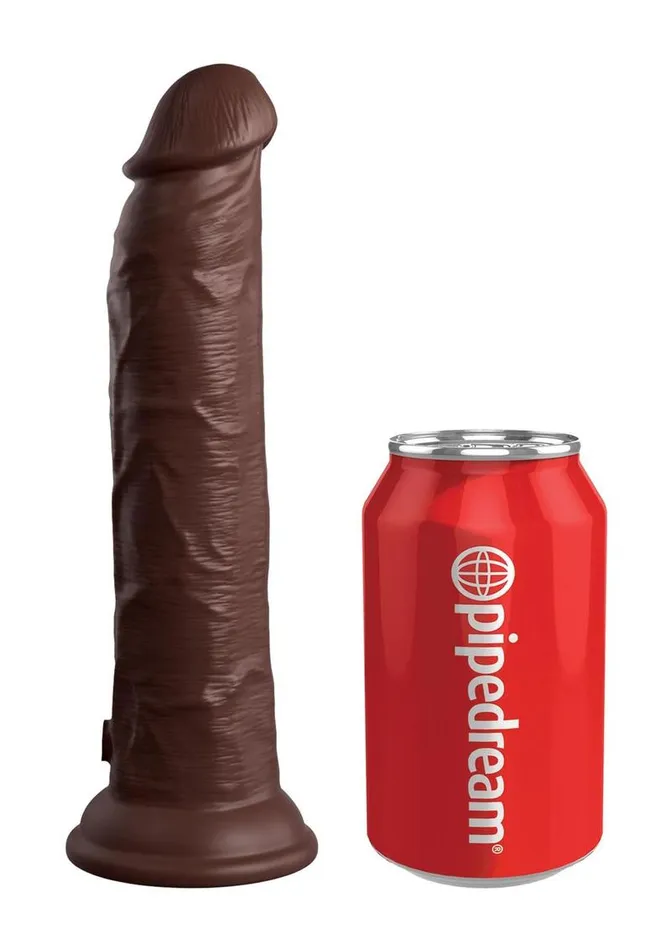 King Cock Female Sex Toys | King Cock Elite Dual Density Vibrating Rechargeable Silicone Dildo with Remote Control Dildo