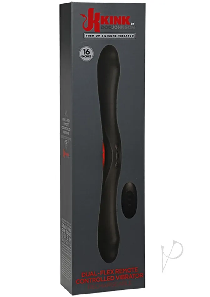 Kink Female Sex Toys | Kink Dual Flex Vibrator with Remote Control