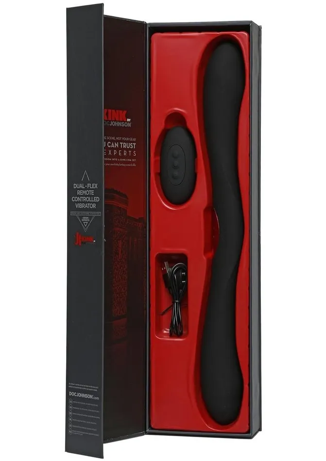 Kink Female Sex Toys | Kink Dual Flex Vibrator with Remote Control