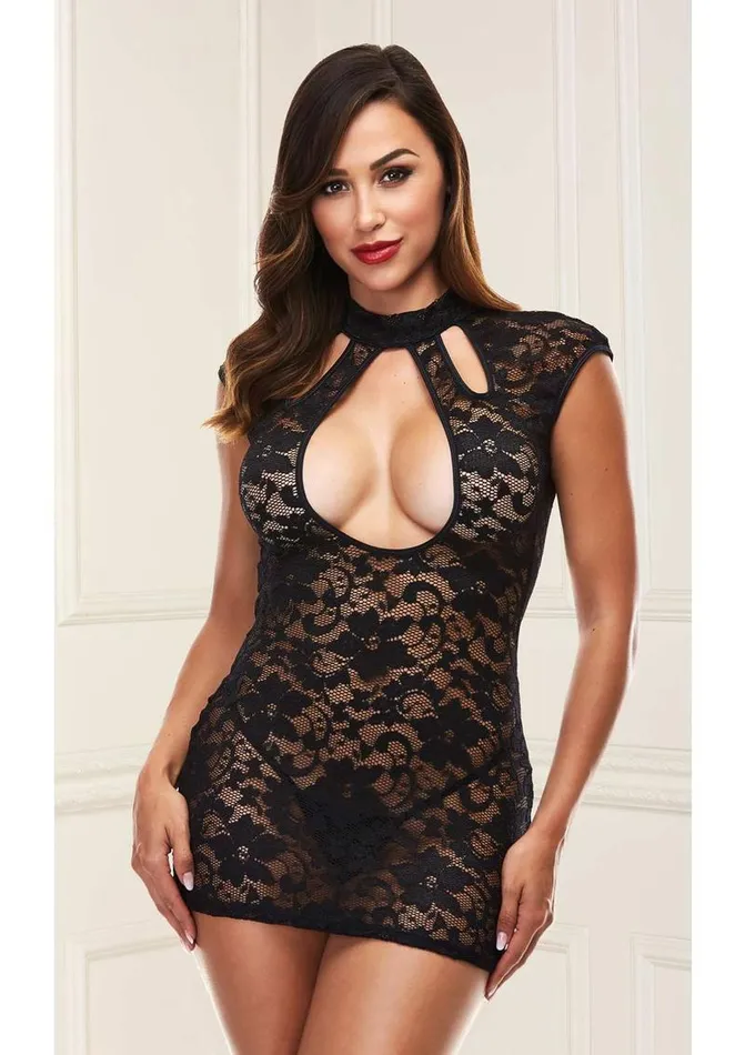 Lace Keyhole Mini Dress | Baci Lingerie Female Sex Toys
