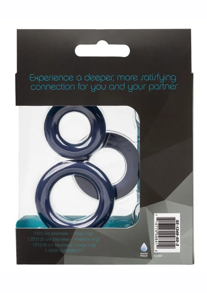 Link Up Ultra Soft Elite Set Silicone Cock Rings | Link Up Male Sex Toys