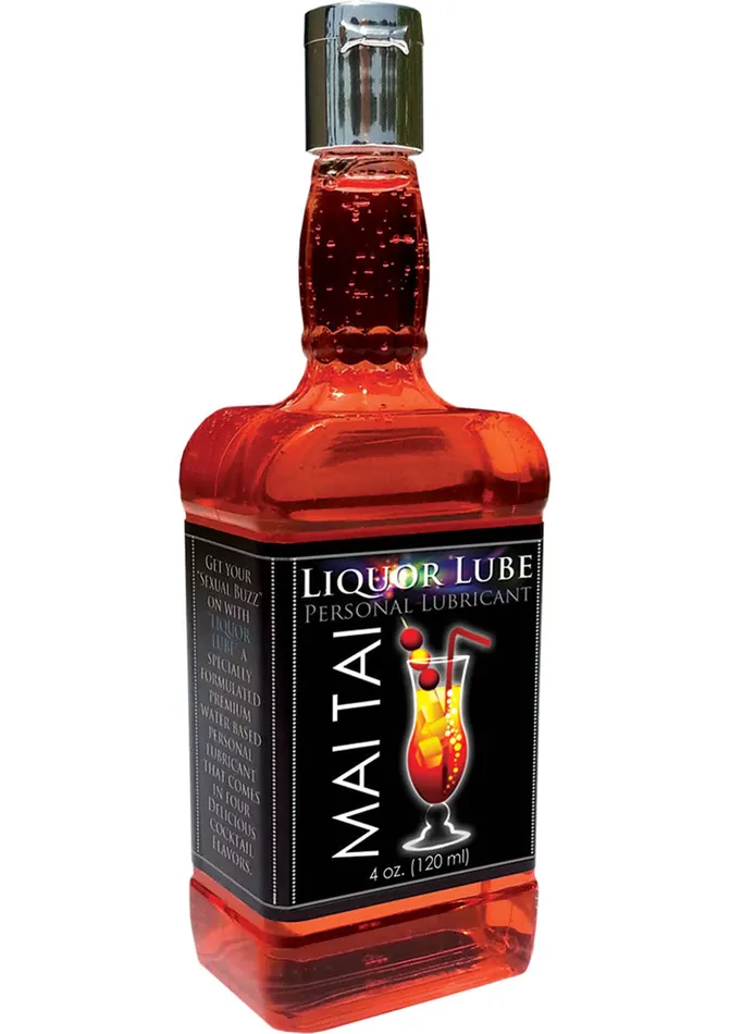 Liquor Lube Water Based Flavored Personal Lubricant Mai Tai Liquor Lube Lubricants
