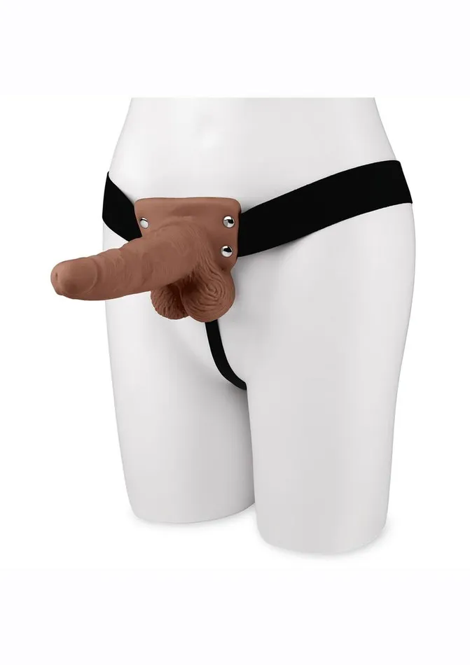 Lux Fetish Female Sex Toys | Lux Fetish Rechargeable Strap-On with Balls