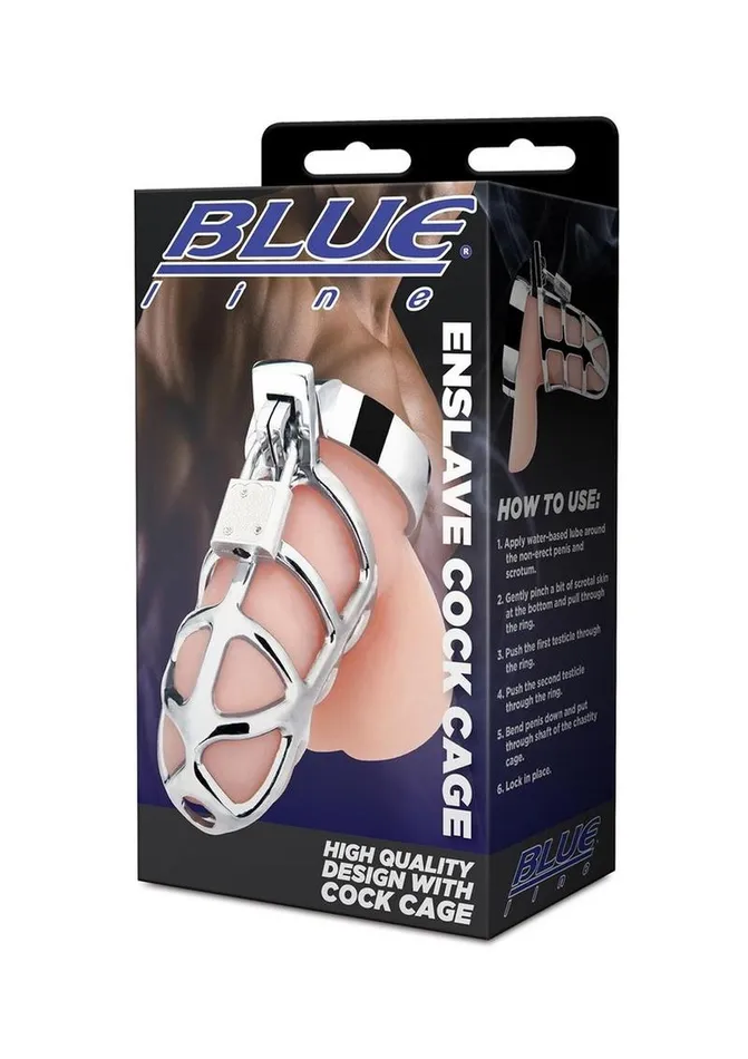 Male Sex Toys | Blue Line CandB Gear Enslave Cock Cage