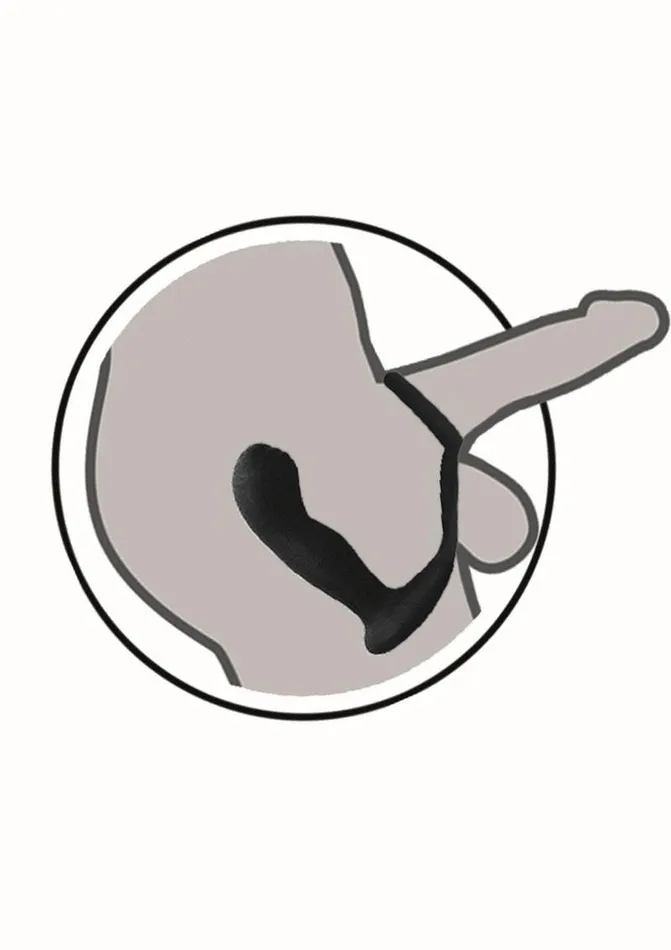 Male Sex Toys | Butts Up Butts Up Rechargeable Silicone Prostate Massager with Scrotum and Cock Ring