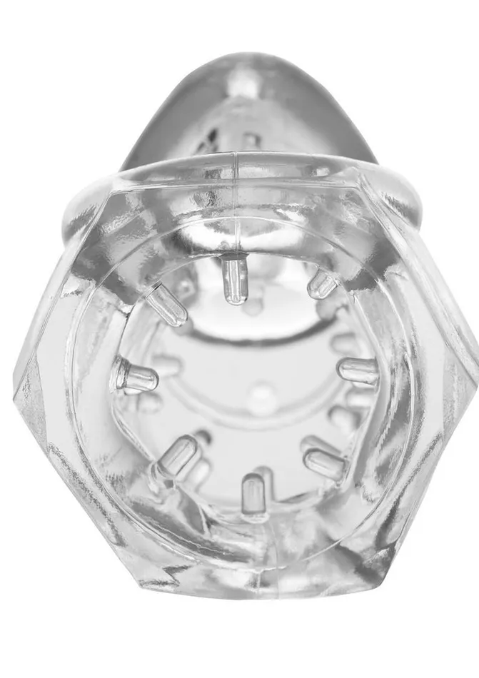 Male Sex Toys | Master Series Detained 2.0 Restrictive Chastity Cage with Nubs - Master Series