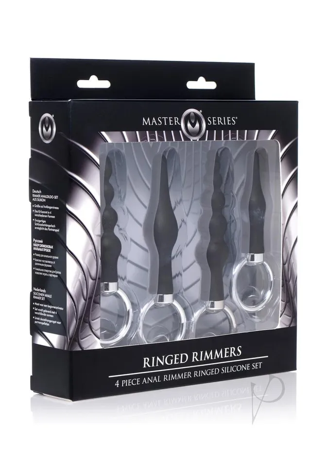 Master Series Male Sex Toys | Master Series 4 Piece Anal Rimmer Ringed Silicone Kit Master Series Male Sex Toys | Master Series 4 Piece Anal Rimmer Ringed Silicone Kit