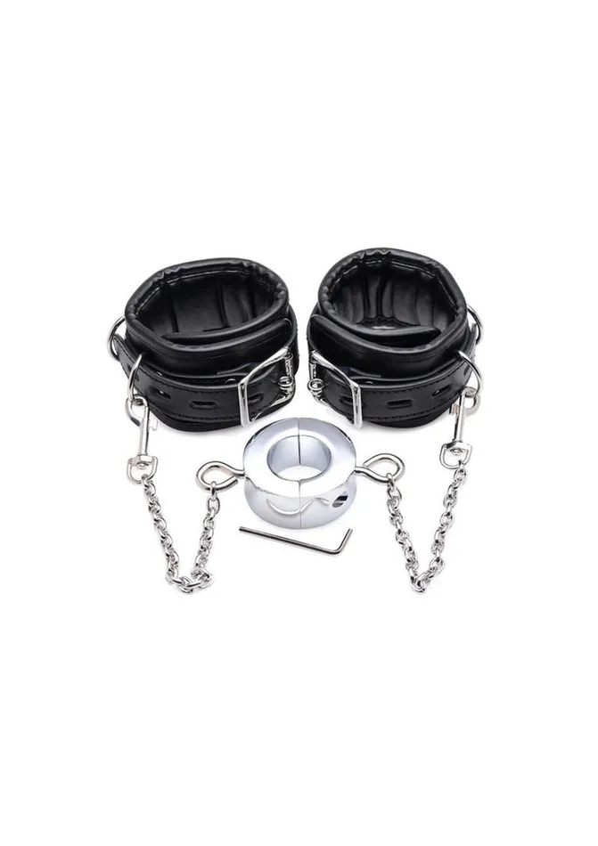 Master Series Male Sex Toys | Master Series Hells Tether Ball Stretcher Humbler