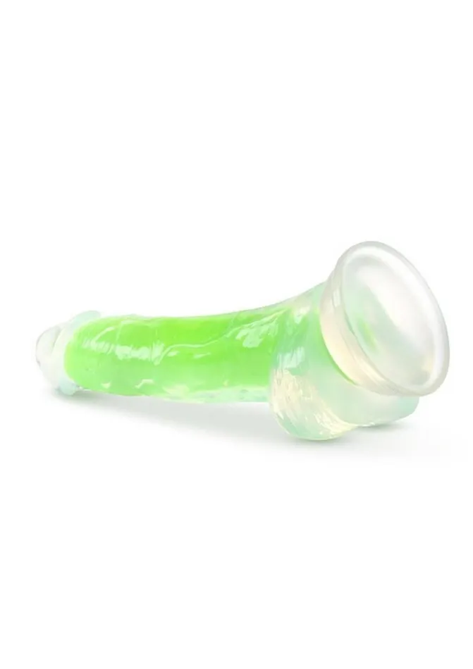 Neo Elite Female Sex Toys | Neo Elite Glow In The Dark Dildo with Balls Neo Elite Female Sex Toys | Neo Elite Glow In The Dark Dildo with Balls