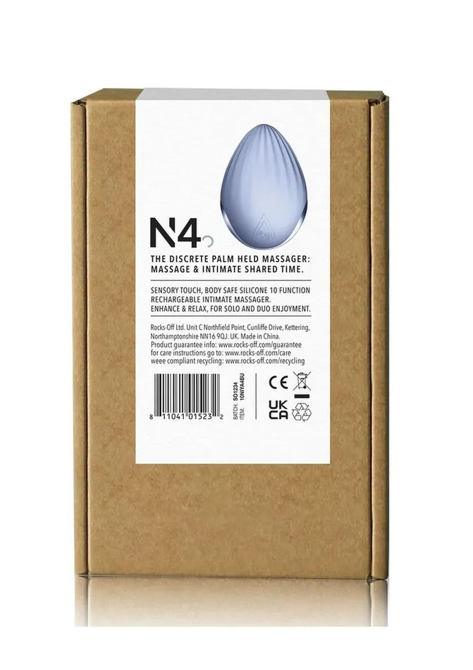 Niya 4 Rechargeable Silicone Palm Held Massager | Rocks Off Female Sex Toys