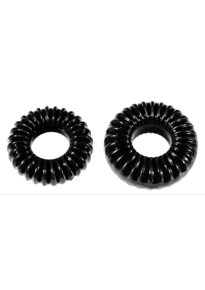 Perfect Fit Male Sex Toys The Xplay Mixed Pack Ribbed Ring and Ribbed Ring Slim