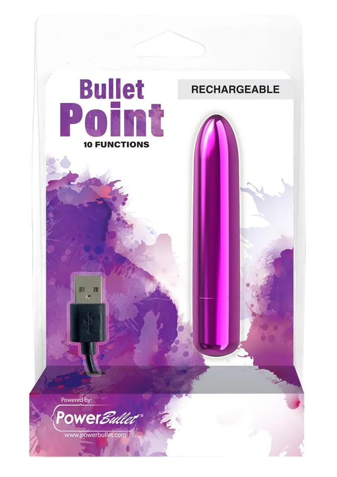 Powerbullet Female Sex Toys | Powerbullet Bullet Point Rechargeable Vibrator