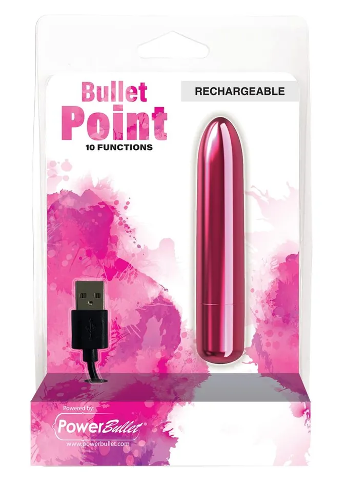 Powerbullet Female Sex Toys | Powerbullet Bullet Point Rechargeable Vibrator