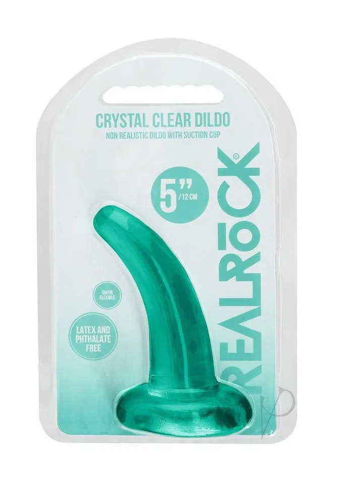 Real Rock Female Sex Toys | Realrock Crystal Clear Dildo with Suction Cup Real Rock Female Sex Toys | Realrock Crystal Clear Dildo with Suction Cup